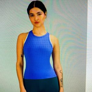 COPY - Lululemon align waist-length racerback tank top wild indigo